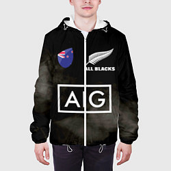 Куртка с капюшоном мужская ALL BLACKS, цвет: 3D-белый — фото 2