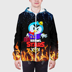 Куртка с капюшоном мужская BRAWL STARS MRP, цвет: 3D-белый — фото 2