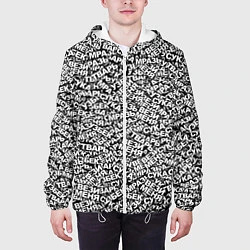 Куртка с капюшоном мужская Везименямразь, цвет: 3D-белый — фото 2