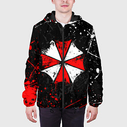 Куртка с капюшоном мужская RESIDENT EVIL UMBRELLA, цвет: 3D-черный — фото 2
