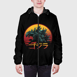 Куртка с капюшоном мужская GODZILLA, цвет: 3D-черный — фото 2