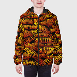Куртка с капюшоном мужская Legends of Runeterra, цвет: 3D-черный — фото 2