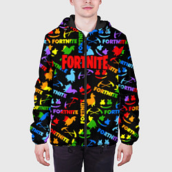 Куртка с капюшоном мужская FORTNITE&MARSMELLO NEW SEASON, цвет: 3D-черный — фото 2