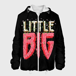 Куртка с капюшоном мужская Little Big, цвет: 3D-белый