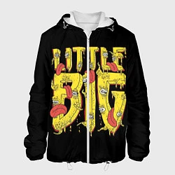 Куртка с капюшоном мужская Little Big, цвет: 3D-белый