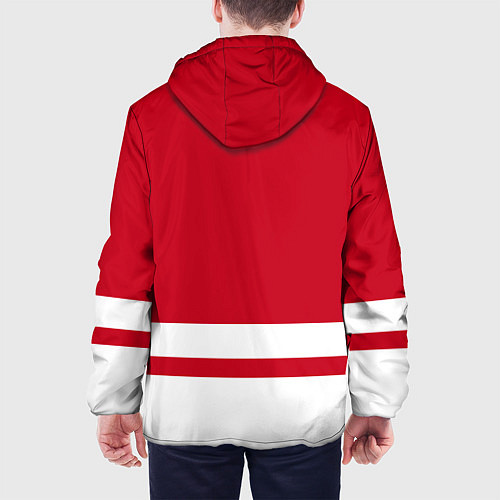 Мужская куртка Детройт Ред Уингз / 3D-Белый – фото 4