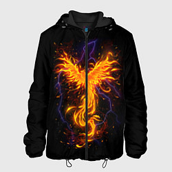 Куртка с капюшоном мужская Phoenix, цвет: 3D-черный