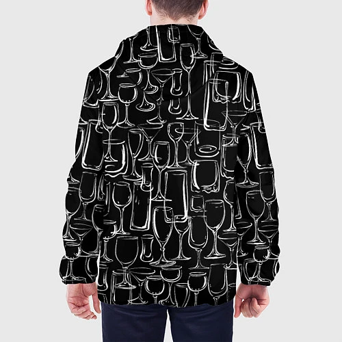 Мужская куртка Стеклянный бармен / 3D-Белый – фото 4