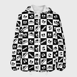 Куртка с капюшоном мужская Fortnite&Marshmello, цвет: 3D-белый