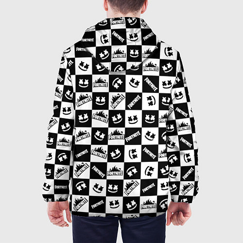 Мужская куртка Fortnite&Marshmello / 3D-Белый – фото 4