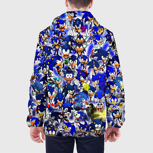 Мужская куртка All of Sonic / 3D-Белый – фото 4
