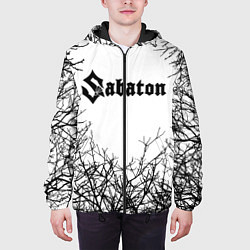 Куртка с капюшоном мужская SABATON, цвет: 3D-черный — фото 2