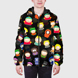 Куртка с капюшоном мужская ЮЖНЫЙ ПАРК, цвет: 3D-черный — фото 2