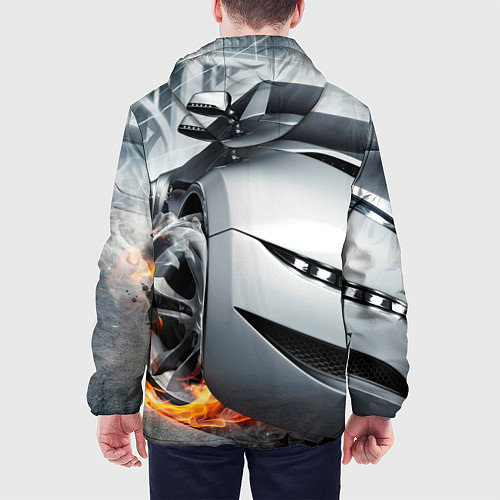 Мужская куртка Lamborghini / 3D-Белый – фото 4