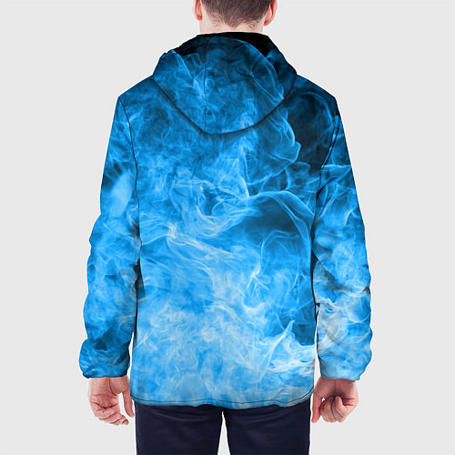 Мужская куртка ОГОНЬ BLUE / 3D-Белый – фото 4