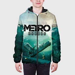 Куртка с капюшоном мужская METRO EXODUS, цвет: 3D-черный — фото 2