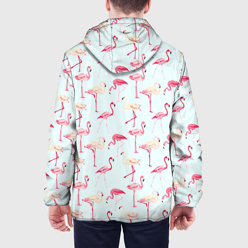Мужская куртка Фламинго / 3D-Белый – фото 4