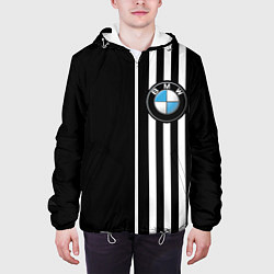 Куртка с капюшоном мужская BMW SPORT, цвет: 3D-белый — фото 2