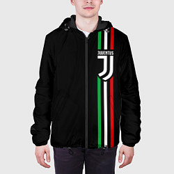 Куртка с капюшоном мужская JUVENTUS, цвет: 3D-черный — фото 2