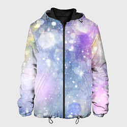 Куртка с капюшоном мужская Звездное небо, цвет: 3D-черный