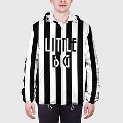 Куртка с капюшоном мужская Литл,биг, цвет: 3D-белый — фото 2