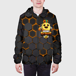 Куртка с капюшоном мужская Brawl Stars Robot Spike, цвет: 3D-черный — фото 2