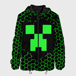 Куртка с капюшоном мужская Minecraft, цвет: 3D-черный