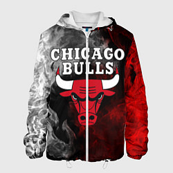 Куртка с капюшоном мужская CHICAGO BULLS, цвет: 3D-белый