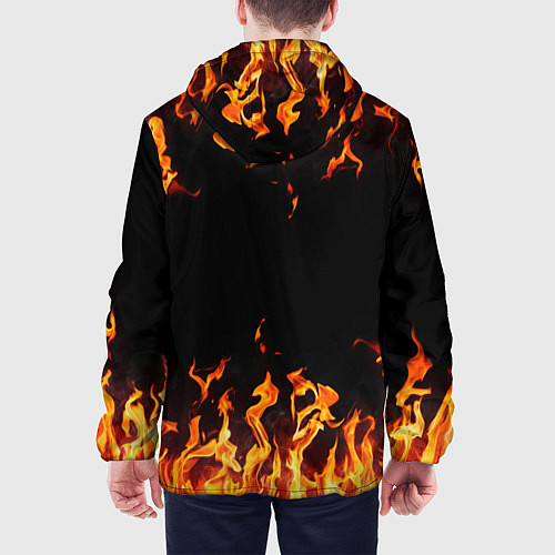 Мужская куртка FIRE ОГОНЬ / 3D-Белый – фото 4
