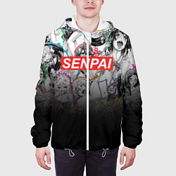 Куртка с капюшоном мужская SENPAI, цвет: 3D-белый — фото 2