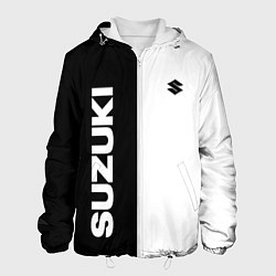Куртка с капюшоном мужская Suzuki Z, цвет: 3D-белый