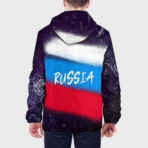 Мужская куртка Russia Bear / 3D-Белый – фото 4