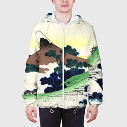Куртка с капюшоном мужская ЯПОНИЯ, цвет: 3D-белый — фото 2