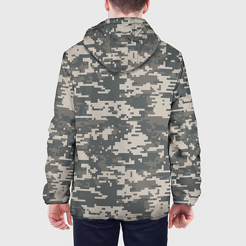 Мужская куртка Цифровой камуфляж / 3D-Белый – фото 4