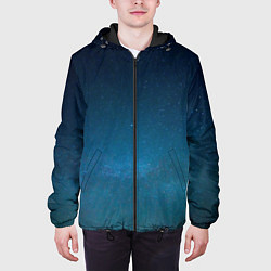 Куртка с капюшоном мужская BlueSpace, цвет: 3D-черный — фото 2