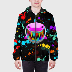 Куртка с капюшоном мужская 6IX9INE 69, цвет: 3D-черный — фото 2