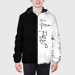 Куртка с капюшоном мужская Lil peep, цвет: 3D-черный — фото 2