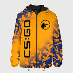 Куртка с капюшоном мужская CS GO КС ГО, цвет: 3D-черный