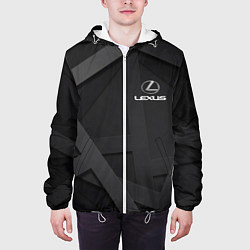 Куртка с капюшоном мужская LEXUS, цвет: 3D-белый — фото 2