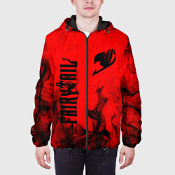 Куртка с капюшоном мужская FAIRY TAIL ХВОСТ ФЕИ, цвет: 3D-черный — фото 2