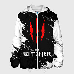 Куртка с капюшоном мужская The Witcher, цвет: 3D-белый