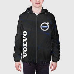 Куртка с капюшоном мужская VOLVO, цвет: 3D-черный — фото 2