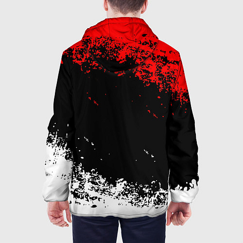 Мужская куртка Текстура / 3D-Черный – фото 4