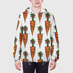 Куртка с капюшоном мужская Vegan, цвет: 3D-белый — фото 2