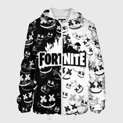 Куртка с капюшоном мужская FORTNITE MARSHMELLO, цвет: 3D-белый