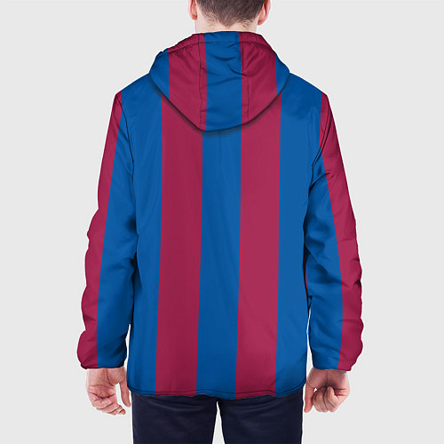 Мужская куртка FC Barcelona 2021 / 3D-Белый – фото 4