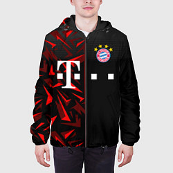 Куртка с капюшоном мужская FC Bayern Munchen Форма, цвет: 3D-черный — фото 2