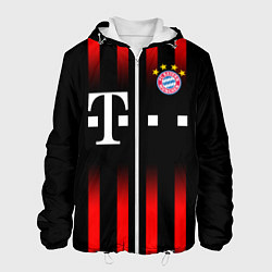Куртка с капюшоном мужская FC Bayern Munchen, цвет: 3D-белый