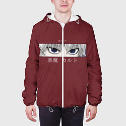 Куртка с капюшоном мужская Hunter x Hunter, цвет: 3D-белый — фото 2