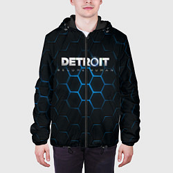 Куртка с капюшоном мужская DETROIT S, цвет: 3D-черный — фото 2